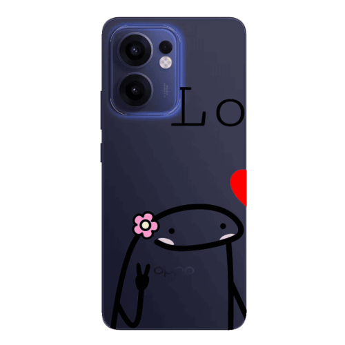 Oppo Reno13 FS Love 1 Transparent Silicone TPU Θήκη